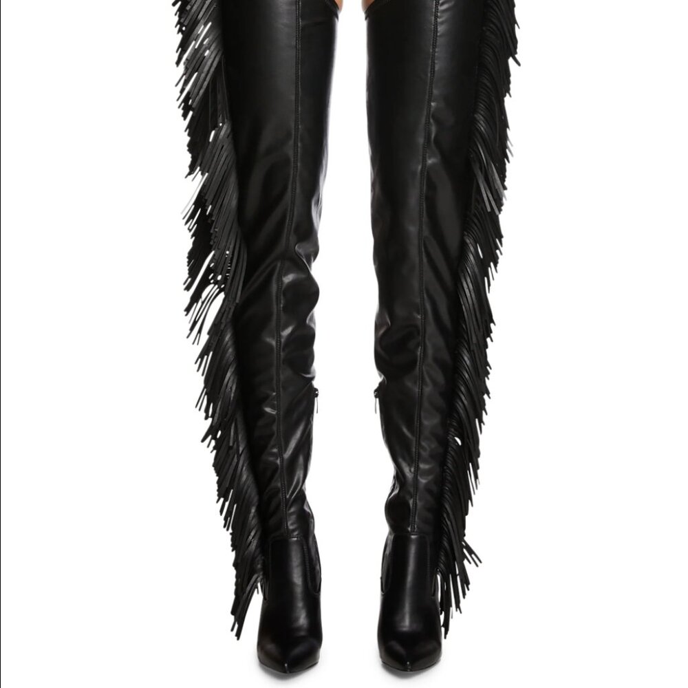 Patrice Thigh-High Chap Boots — Save a Horse, Ride a Cowboy! 🐴❤️